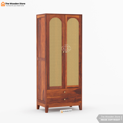 Gaytes 2 Door Multi-Utility Wardrobe (Honey Finish)