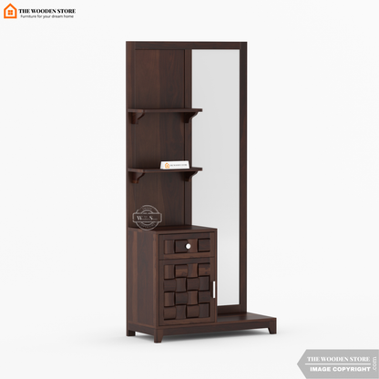 Woodwave Dressing Table (Walnut Finish)