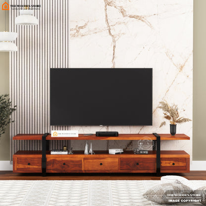 Stannis Tv Unit (Honey Finish)