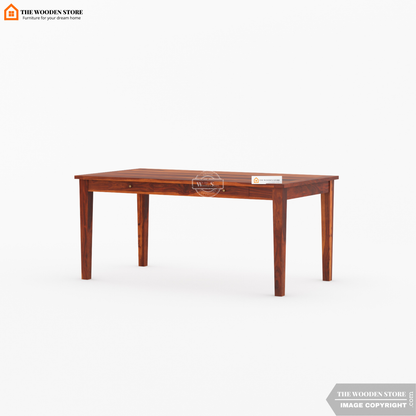 Folmar 6 Seater Dining Set (Honey Finish)