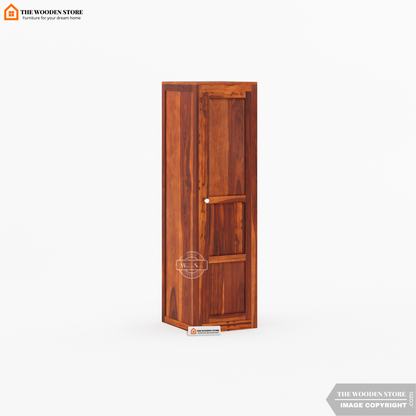 Oliver 3 Door Multi-Utility Wardrobe (Honey Finish)
