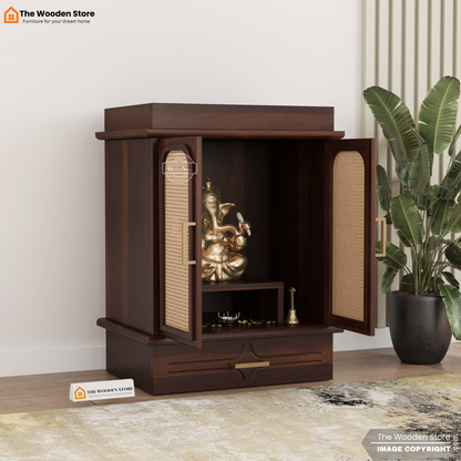 Gopal Home Temple (Walnut Finish)