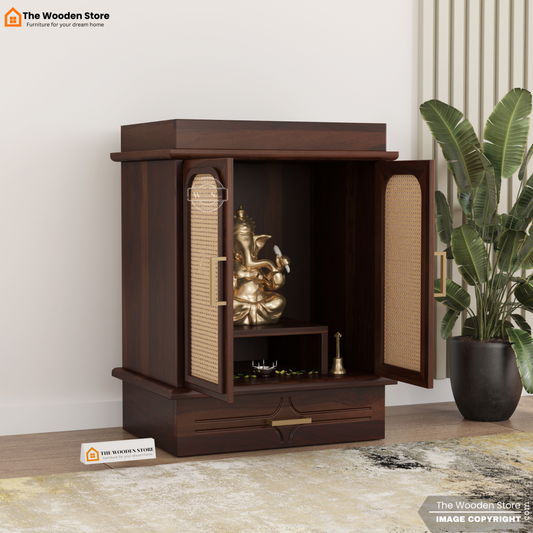 Gopal Home Temple (Walnut Finish)