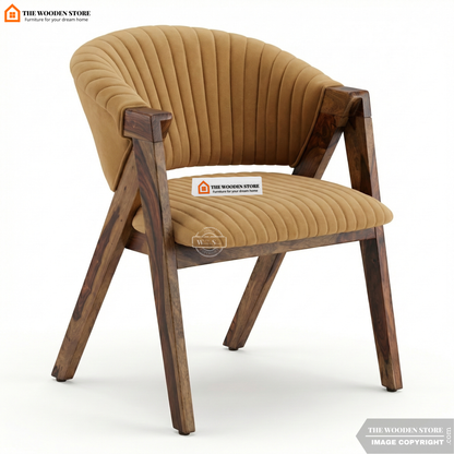 Duncan Arm Dining Chair (Teak Finish)