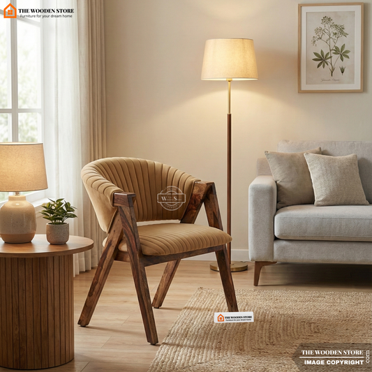 Duncan Arm Dining Chair (Teak Finish)