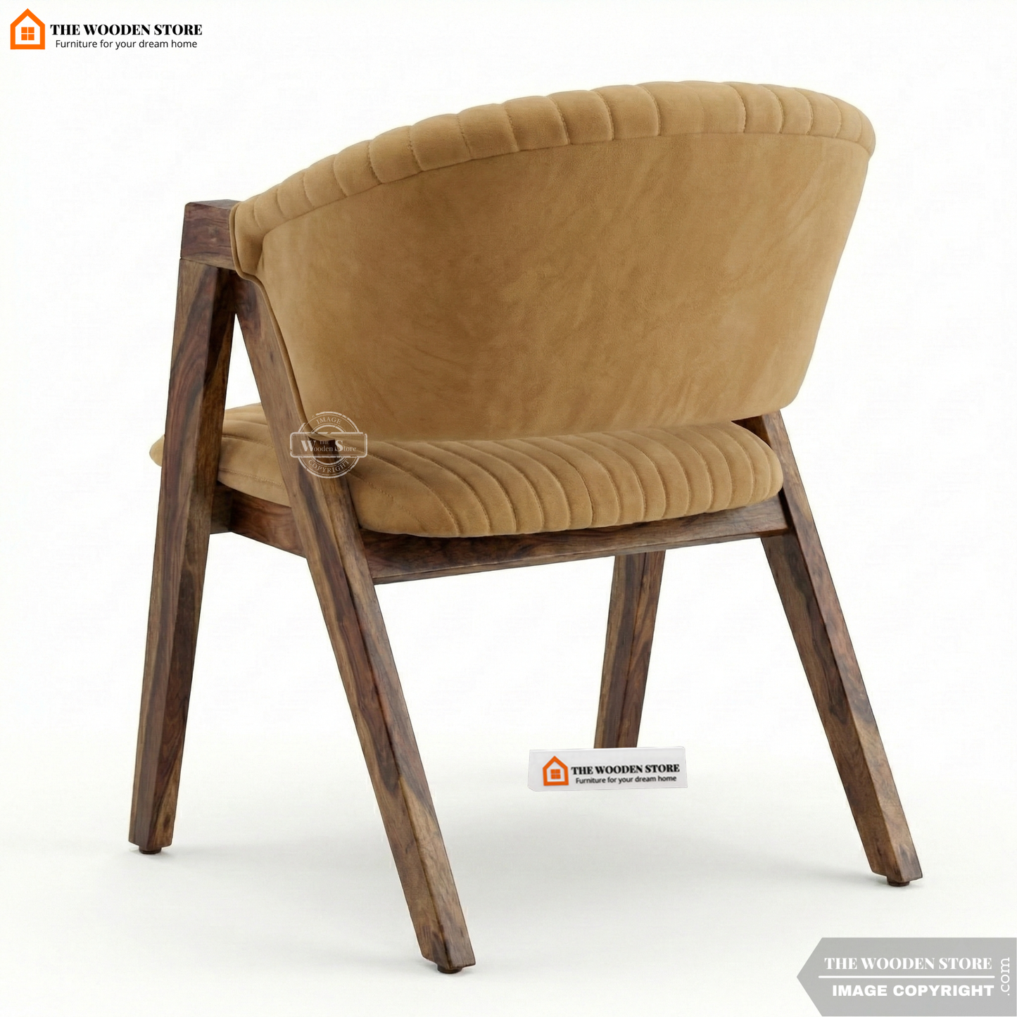 Duncan Arm Dining Chair (Teak Finish)