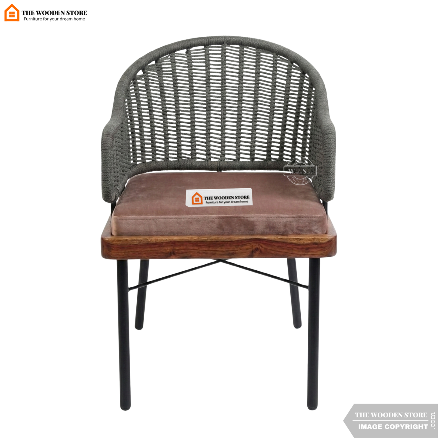 Riga Arm Dining Chair (Honey Finish)