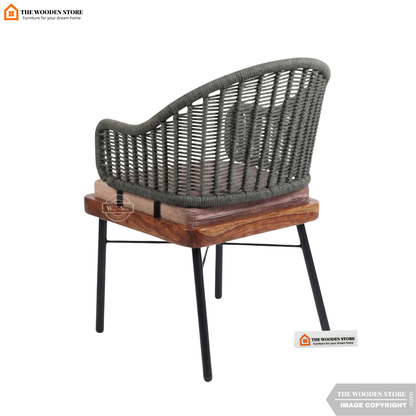 Riga Arm Dining Chair (Honey Finish)